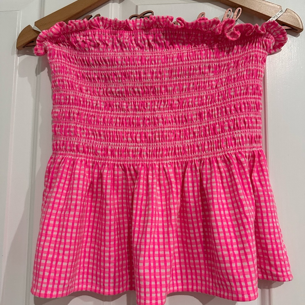Lilly Pulitzer Pink Smocked Top